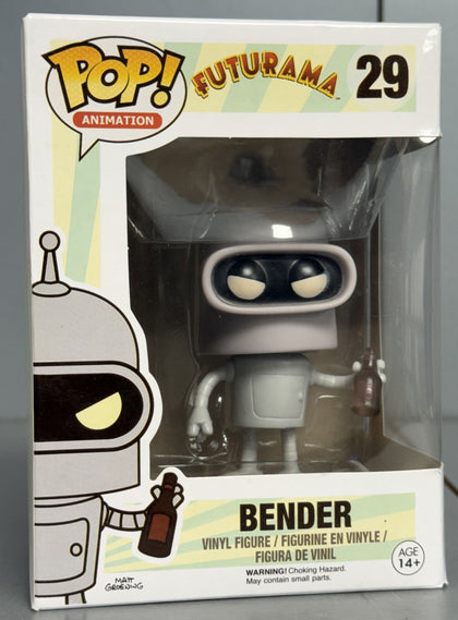 ** Collection Only ** Funko Pop! Futurama 29 Bender Vinyl Figure #29