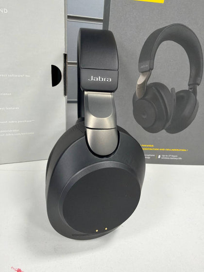 Jabra Evolve2 85 Wireless Over-Ear Headset like new in case- boxed