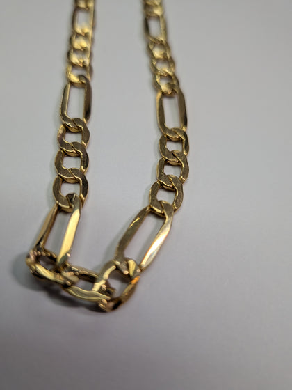 9ct Gold Figaro Chain 20