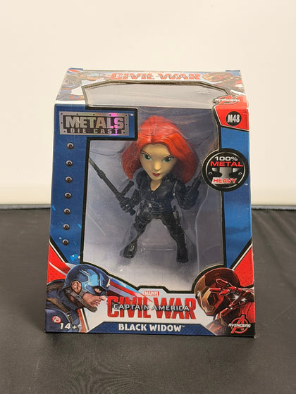 metals die cast black widow civil war figure
