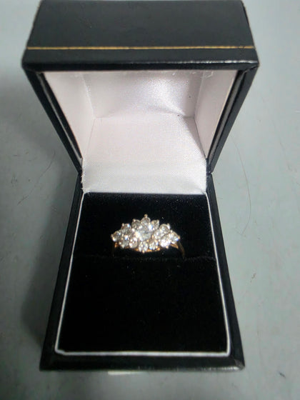 9CT Gold Ring 2.1G With Stones