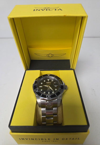 Invicta Men's 0420 Pro Diver Automatic Black Dial Titanium Watch
