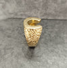 9ct Yellow Gold Chunky Horseshoe Ring - Size z