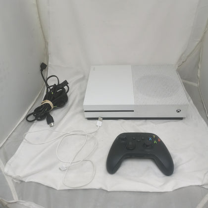 Xbox One S Console, 500GB, White, Discounted with controller and power cable