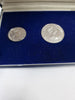 Boxed 1972 Jersey Royal Wedding Anniversary Silver Four Coin Set