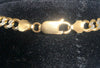 9ct Gold necklace 18.3g 17" in Length  6mm in Width HM