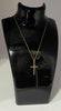 9ct gold chain with cross