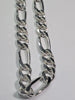 27" SILVER FIGARO CHAIN 47.71G PRESTON STORE