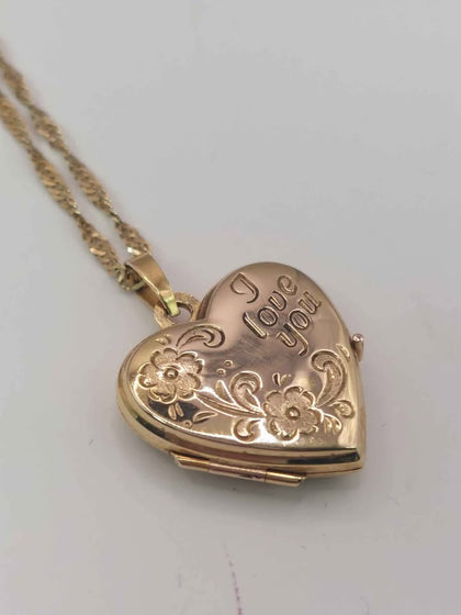 (9ct 375 Hallmarked&Tested), Gold Chain With 