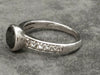 Ti Sento Vintage Black Onyx & Clear Pave CZ ring - Size S