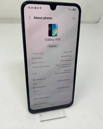 Samsung Galaxy A16 - 128 Gb - Black (unlocked)