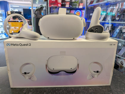 Meta Quest Vr Gaming Headset Boxed With 2 Controllers 128gb