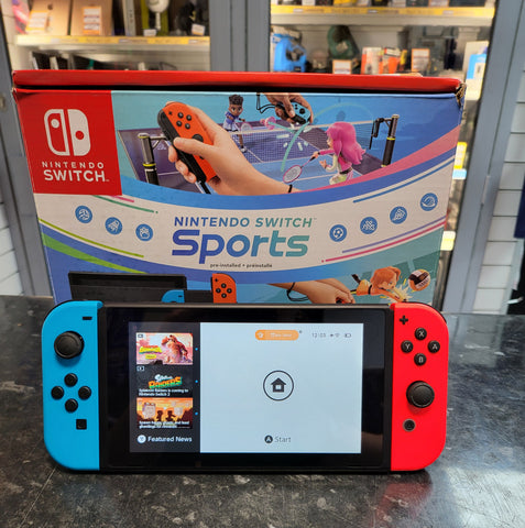 Nintendo Switch Console, 32GB + Neon Red/Blue Joy-Con, Boxed (no game)