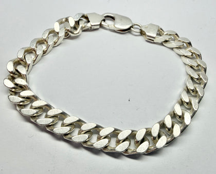 925 Silver Curb link bracelet 8.5
