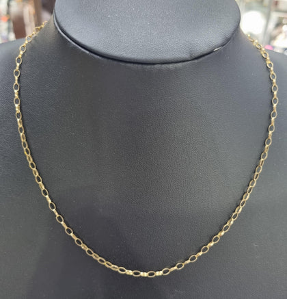 9ct gold chain 18