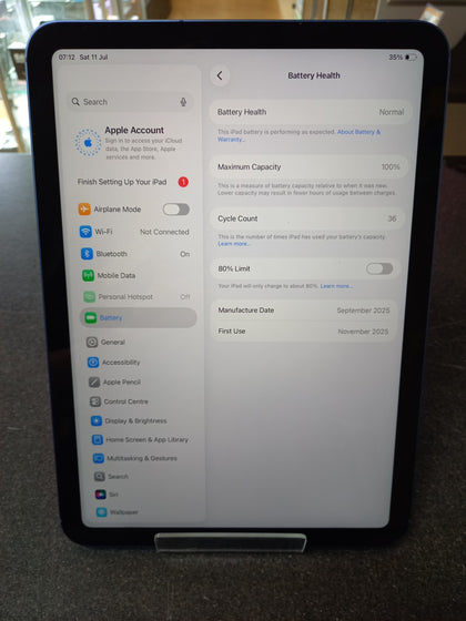 Apple iPad A16 128GB 100%BH