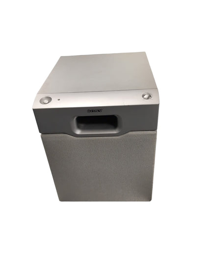 4 Sony SS-MSP1 Wired Satellite Speakers with Stands and Sony SA-WMSP1 Active, Powered 8-Inch Subwoofer 