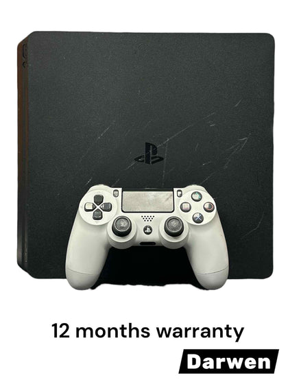 Sony PS4 Slim 500GB PlayStation 4 Console & White pad