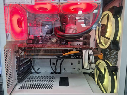 Gaming pc, MSI Desktop PC, MS-7996, 8GB RAM, I5-6500T, AMD RADEON R9200 Series, monitor, kb & mouse