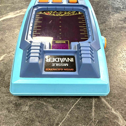 Vintage Bandai Missile Invader Handheld Arcade Game Electronic 1980`s
