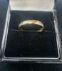 18ct GOLD RING 750 1.3G Size O