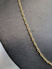 9ct Yellow Gold Double Link Chain - 20" - 5.78G