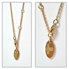 Vivienne Westwood - Willa Bas Relief Pendant Gold Light Rose Necklace