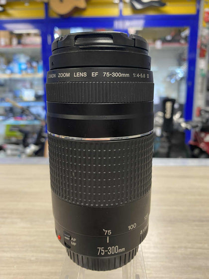 Canon EF 75-300mm f/4-5.6 III Black Lens