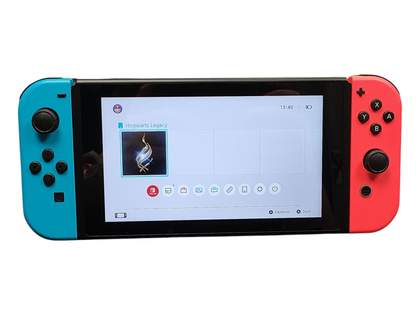 Nintendo Switch Console - Neon w/Hogwarts Legacy Bundle **Boxed**