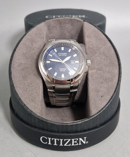 Citizen Eco-Drive BM7170-53L Titanium Watch E111 Sapphire WR100