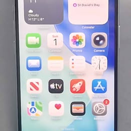 Apple iPhone 15 128GB Blue, Unlocked 100% BATT HEALTH