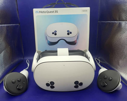 Meta Quest 3S VR Headset - 128GB - With Controllers - Boxed