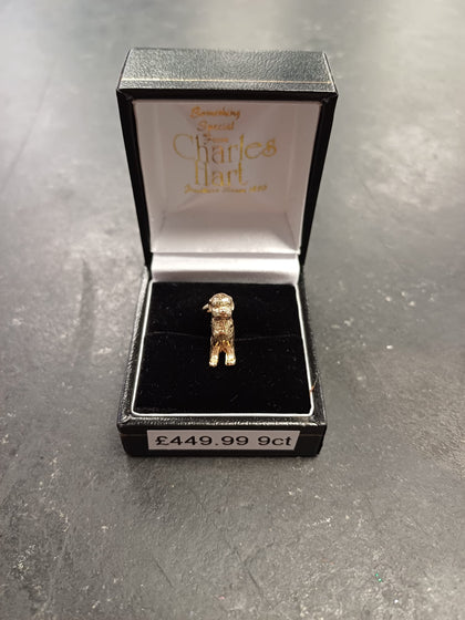 9ct Gold Dog Pendant 8.94g