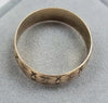 9ct Gold Patterned Band Size W1/2