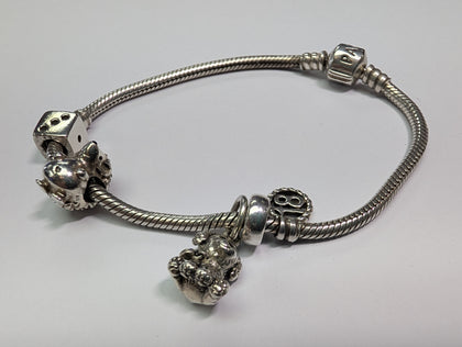 Pandora Charm Bracelet With Charms