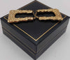 9ct 375 yellow gold hoop earrings 2.57g Boxed and hallmarked