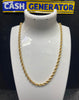 9ct Gold Rope Chain 7.0g 20"
