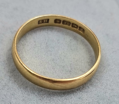 22ct Gold Ring Size 