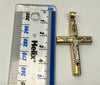 14ct gold cross pendant