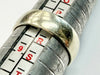 9ct white gold wedding band size Q