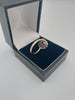 9CT Yellow Gold Ring 2.9Grams, with Prestigious Pink Stone and Zirconia Stones, 375 Hallmarked, Size: N