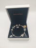 Pandora Bracelet with 12 charms Hallmarked(ALE)&Tested Boxed