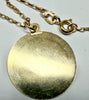 9ct gold St Christopher with chain 20"