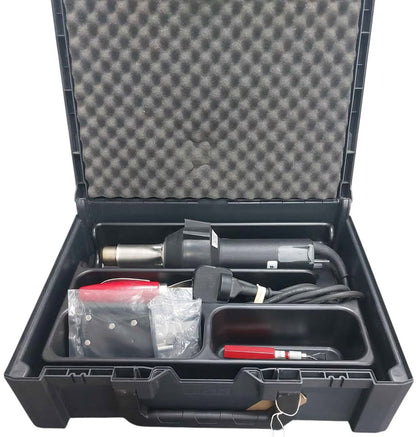 230v forsthoff quick-L hot air plastic wedding gun with case and accessories