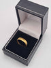 22ct Yellow Gold Textured Wedding Band Ring - Size L - 3.80 Grams