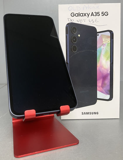 Samsung Galaxy A35 128GB 5G Dual Sim Awesome Navy ** Cracked Back **