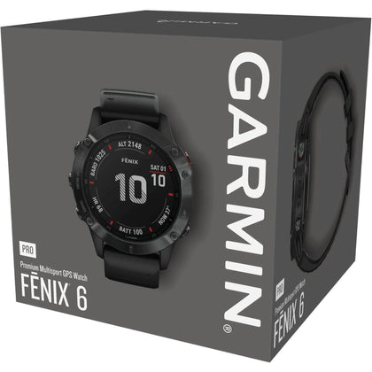 Garmin Fenix 6 Pro GPS Watch - Black