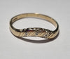 9ct Gold Wave Ring size U 1/2