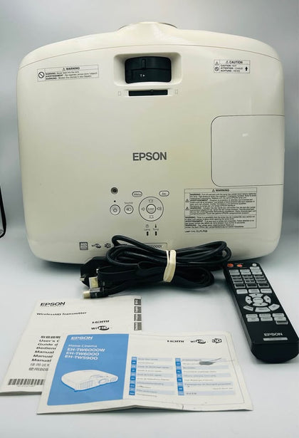 Epson EH TW6000 Projector - 331 Bulb Hours, Comes With HDMI, Power Cable & Remote