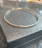 9ct Yellow Gold Thin Bangle - 2.6g